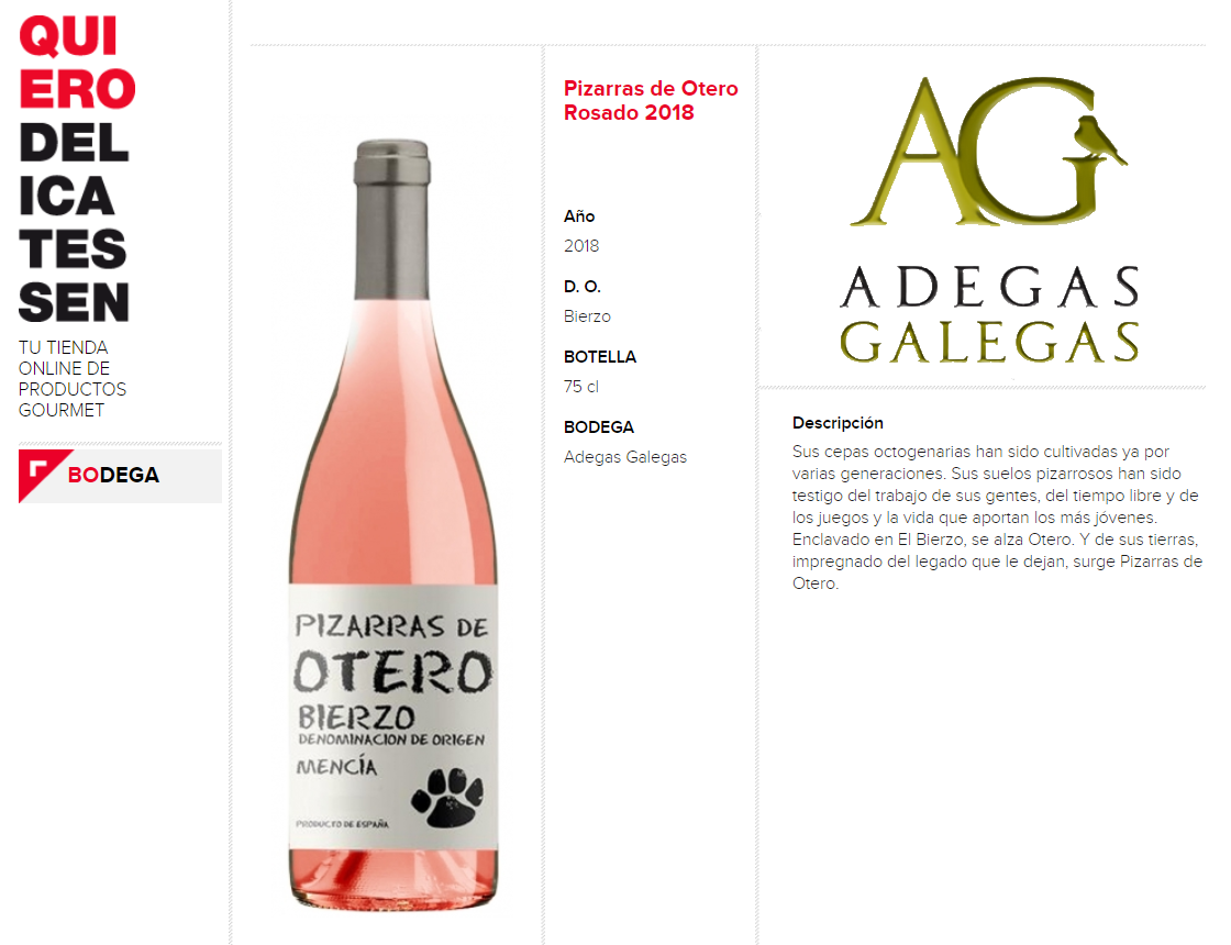 adegas galegas - vino - vinos - quiero - delicatessen