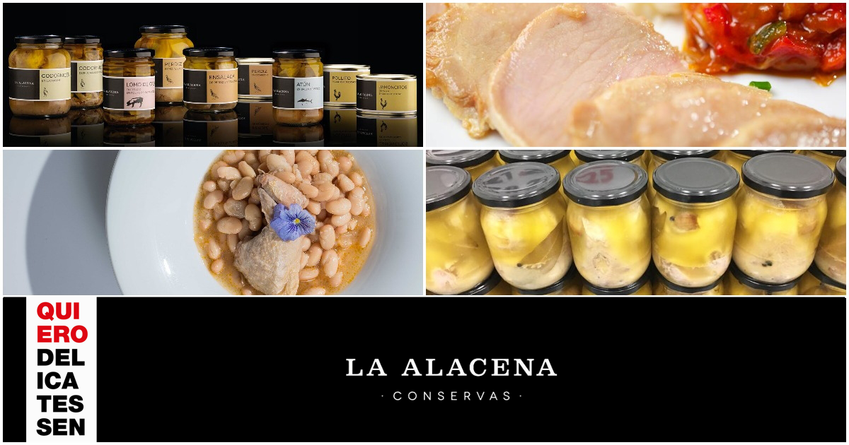 Collage-con-fotos-de-Conservas-la-alacena-para-el-blog-Quiero-Delicatessen-Villena-Alicante-conservas-alacena-almansa