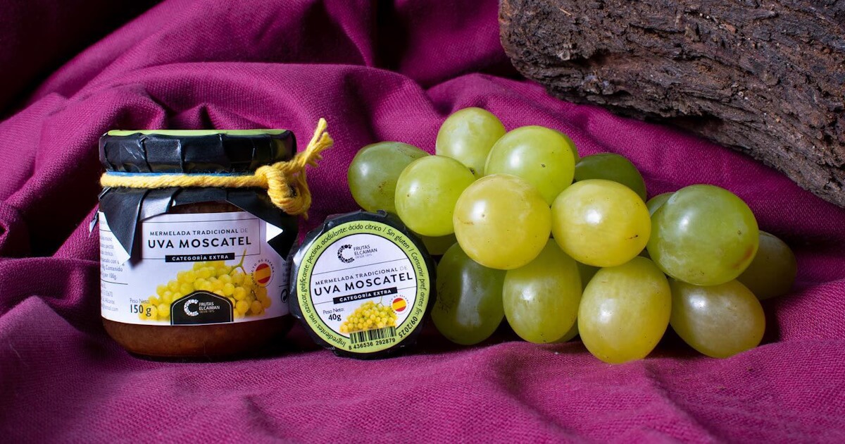 Fotografía de un bote de mermelada. Mermelada, delicatessen, villena, mermeladas, frutas, el, caiman, alicante