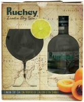 Estuche Ginebra de Nspero + Copa, 70 cl
