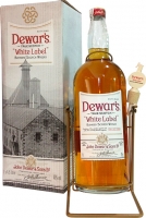 Botelln Whisky White Label + Balancin, 4,5 Litros