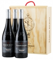 Estuche Madera 3 bot. Ramn Bilbao Edicin Limitada 2017