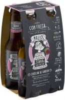 Pack 4 Sidra Maeloc de Fresa, 20 cl