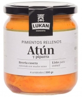 Pimientos Rellenos de Atn y Piparra LUKAN GOURMET