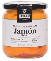 Pimientos Rellenos de Jamn Ibrico LUKAN GOURMET