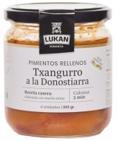 Pimientos Rellenos de Txangurro a la Donostiarra LUKAN GOURMET