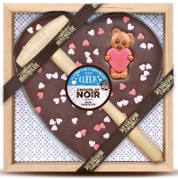 Caja Corazn de Chocolate Negro MATHILDE