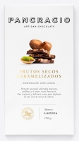 Chocolate con Leche y Frutos Secos Caramelizados PANCRACIO