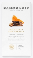 Chocolate con Leche, Naranja y Nueces de Macadamia PANCRACIO