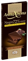 Chocolate Negro 72% Pepitas Cacao Tostadas ANTIU XIXONA