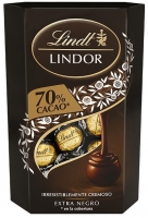 Bombones Lindor 70% Negro Cornet 200 gr