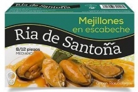 Mejillones en Escabeche RA DE SANTOA 8/12