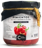 Pimientos en Tiras Asados a la Lea EL CAIMN