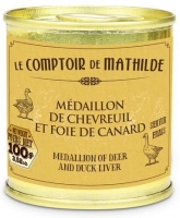 Medalln de Venado y Foie de Pato MATHILDE